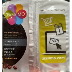 Valor nutricional Tassimo L'OR Espresso Fortissimo
