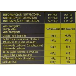 Valor energético CAPPUCCINO Origen & Sensations