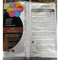 Valor nutricional latte macchiato L'OR