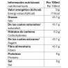 valores nutricionales jengibre con cúrcuma infusiones pompadour