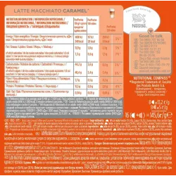 Valor energetico Latte Macchiato Caramel 24 servicios. Pack 48 cápsulas Dolce Gusto