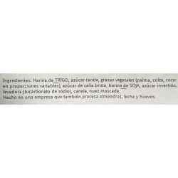 VALOR NUTRICIONAL GALLETAS VERMEIREN