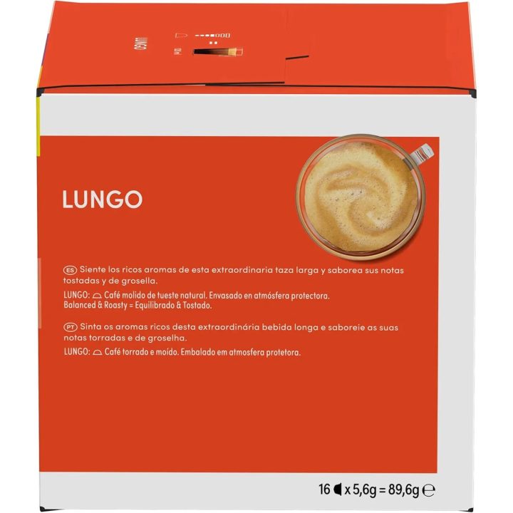 Café Lungo Dolce Gusto 16 cápsulas