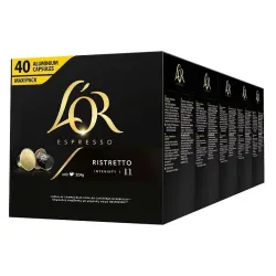 L'OR Espresso Ristretto compatibles Nespresso® 200 cápsulas