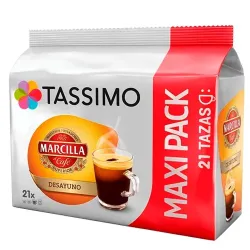 Cápsulas originales Tassimo Marcilla Desayuno – 21 unidades