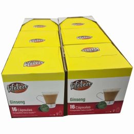 Ginseng Kfetea 6 cajas de 16 capsulas compatibles Dolce Gusto