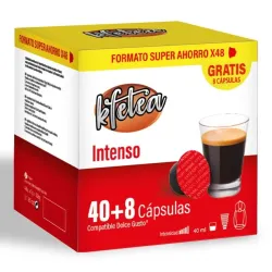 Intenso Kfetea compatible Dolce gusto 48 cápsulas, Formato Super Ahorro