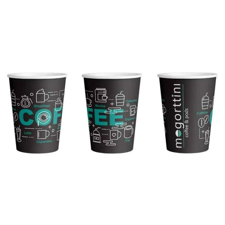 Surtido 75 vasos de papel 6'5 Oz 190 ml|Diseño Mogorttini