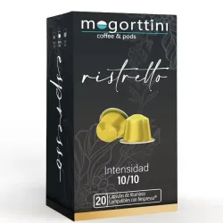 Café Ristretto 20 cápsulas | Mogorttini Nespresso