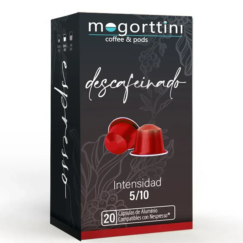 Café Descafeinado 20 cápsulas | Mogorttini Nespresso Café Descafeinado 20 cápsulas | Mogorttini Nespresso