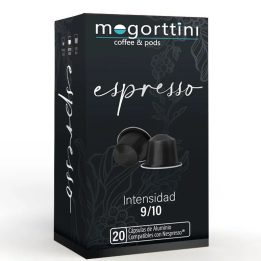Café Expresso 20 cápsulas | Mogorttini Nespresso.