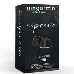 Café Expresso 20 cápsulas | Mogorttini Nespresso.