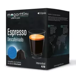 Café Descafeinado Café Natural 16 cápsulas | Mogorttini Dolce Gusto