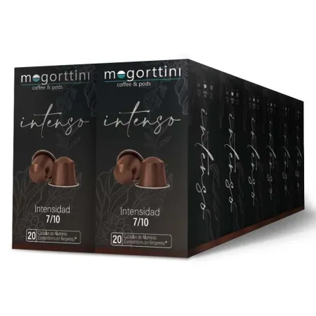 Café Intenso 12 cajas, 240 cápsulas | Mogorttini Nespresso