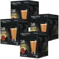 Café con leche 4 cajas x 16 cápsulas | Mogorttini Dolce Gusto
