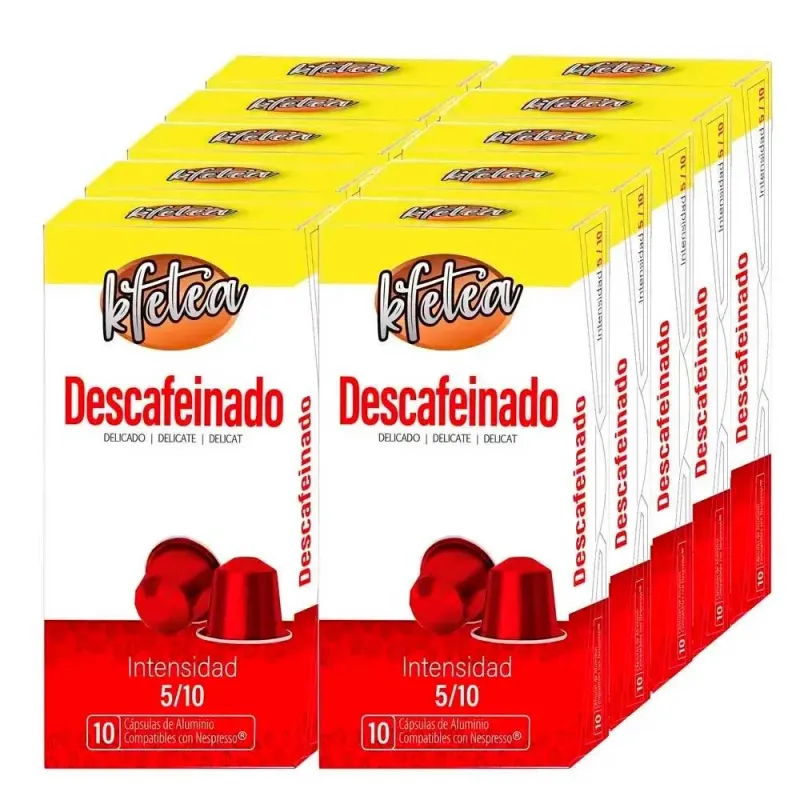 Café Descafeinado 10 cajas x 100 cápsulas | Kfetea Nespresso Café Descafeinado 10 cajas x 100 cápsulas | Kfetea Nespresso