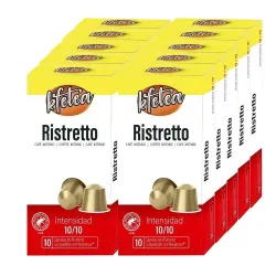 Café Ristretto 10 cajas x 10 cápsulas | Kfetea Nespresso