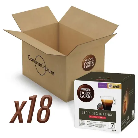 o Espr. Intenso 18 cajas, 288 Cápsulas |Dolce Gusto Nescafé
