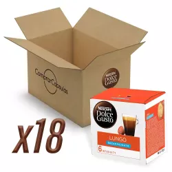 Pack 18 Dolce Gusto Lungo Descafeinado