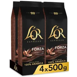 Forza L'Or  Café en grano de tueste natural 2 kilos Intensidad 9