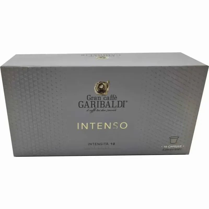 Café Intenso 16 cápsulas compatible con el sistema GM3 | Garibaldi Café Intenso 16 cápsulas compatible con el sistema GM3 | Garibaldi