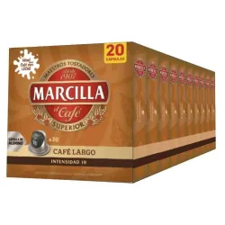 Marcilla Café Largo 200 Cápsulas Compatibles Nespresso®