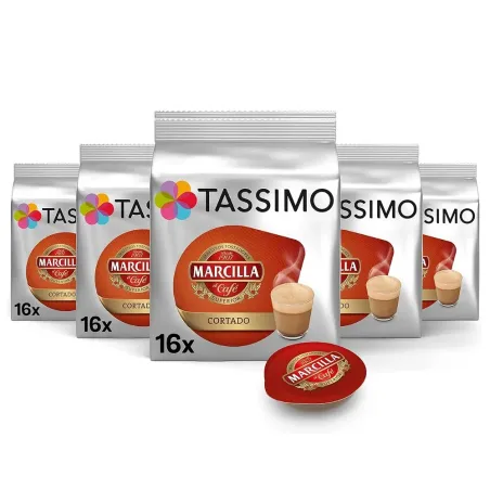 Lote 5 unidades Tassimo Marcilla Cortado
