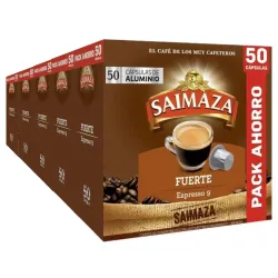 Café Fuerte 5 cajas, 250 cápsulas | Saimaza Nespresso