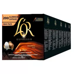 L'OR Espresso Colombia compatibles Nespresso® 200 cápsulas