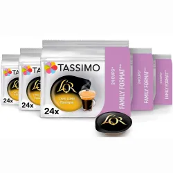 Café Long Classique Familiar 5 cajas de 24 unidades | Tassimo L'OR