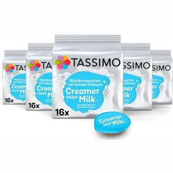 Especialidad Láctea 5 cajas, 80 cápsulas | Tassimo