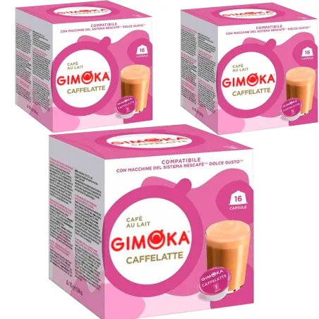 Gimoka Espresso Intenso compatibles Dolce Gusto® 48 Cápsulas