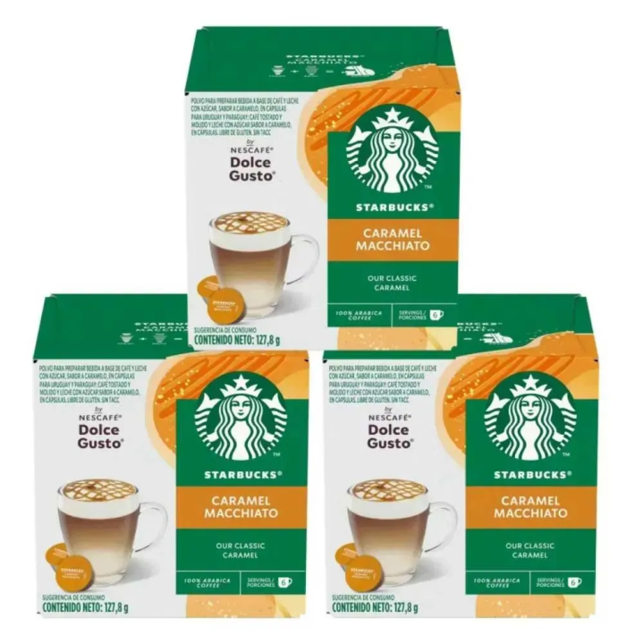 Caramel Macchiato 36 cápsulas | Starbucks  Dolce Gusto