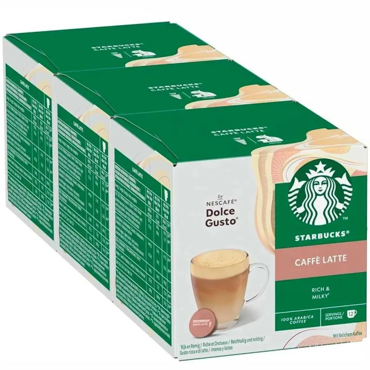Caffè Latte Starbucks 36 Cápsulas by NESCAFÉ® Dolce Gusto®