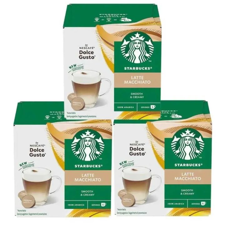 Latte Macchiato Starbucks 36 Cápsulas by NESCAFÉ® Dolce Gusto®