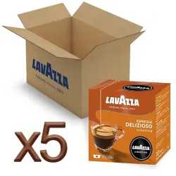 Lavazza A Modo Mio Delizioso 80 cápsulas 5 Cajas de 16