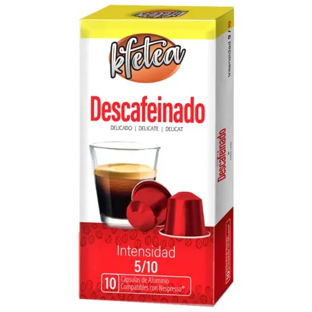 Descafeinado compatible Nespresso Kfetea 10 capsulas