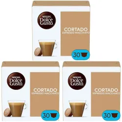 Café Cortado Descafeinado 90 cápsulas Dolce Gusto NESCAFÉ