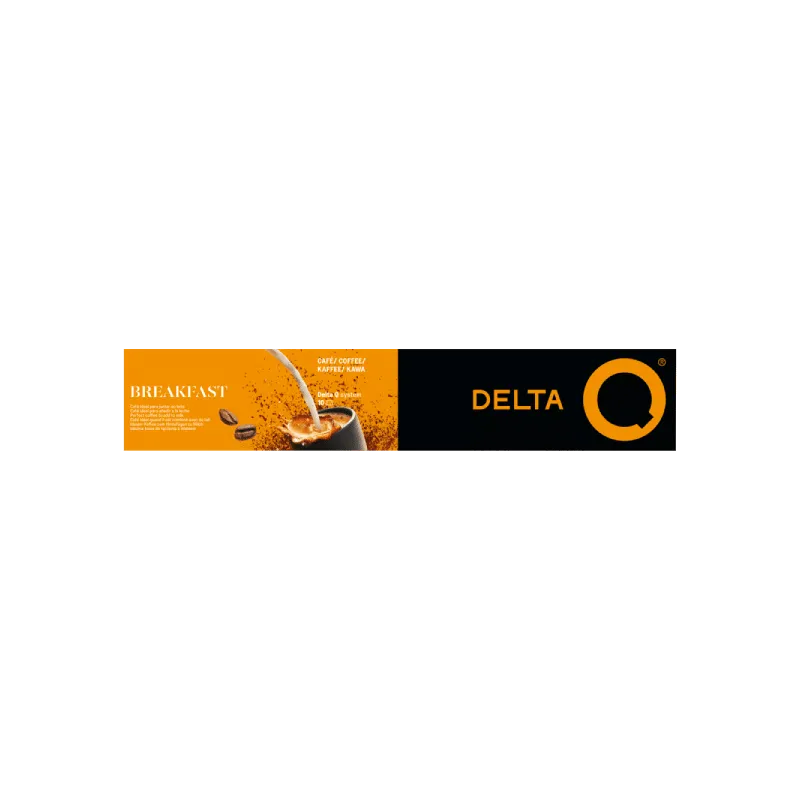 breaQfast - 10 cápsulas de intensidad 10 | Delta Q breaQfast - 10 cápsulas de intensidad 10 | Delta Q