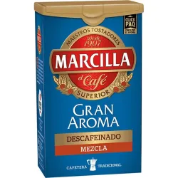 Marcilla molido Gran Aroma descafeinado mezcla, 250 gramos