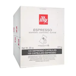 Café Expresso descafeinado, Iperespresso Illy 100 cápsulas