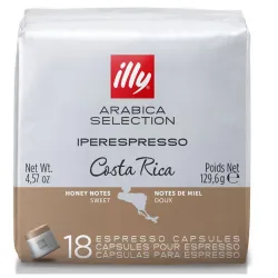 Costa Rica Iperespresso Arábica Selection 18 Cápsulas Illy