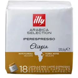 Iperespresso Ethiopia Select Coffee 18 cápsulas Illy