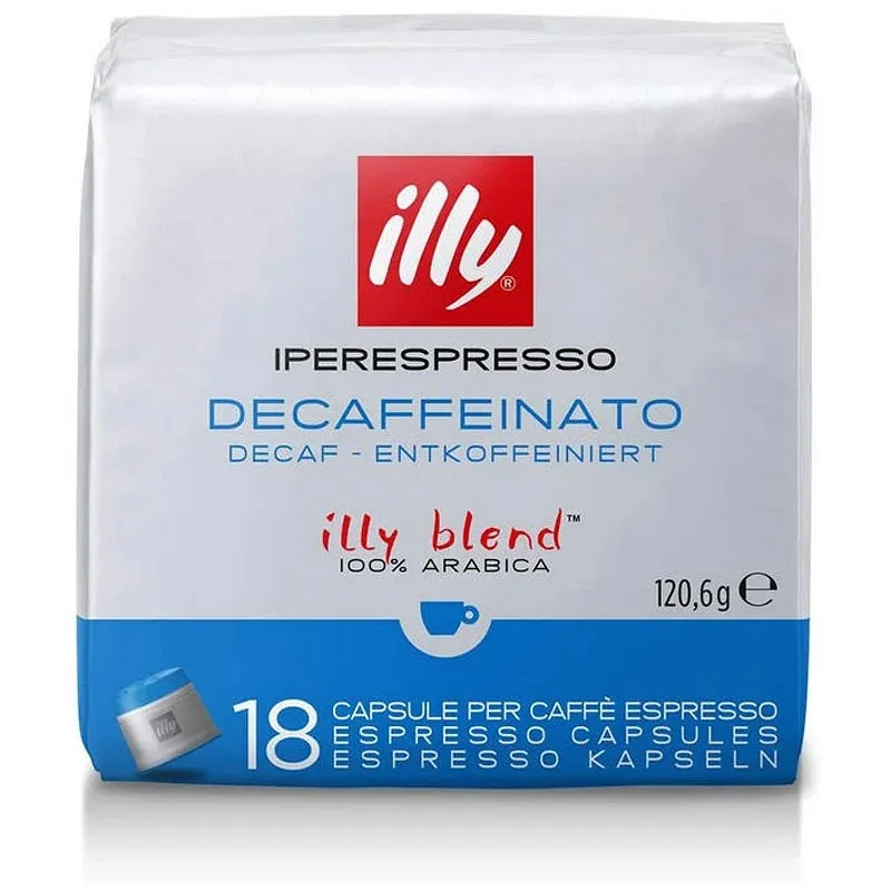 Iperespresso descafeinado 18 cápsulas Illy
