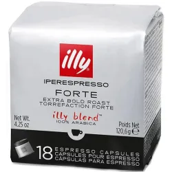 Illy Forte 18 cápsulas Iperespresso tostado forte