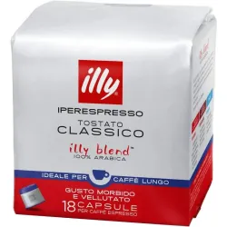 Illy Lungo iperespresso 18 cápsulas