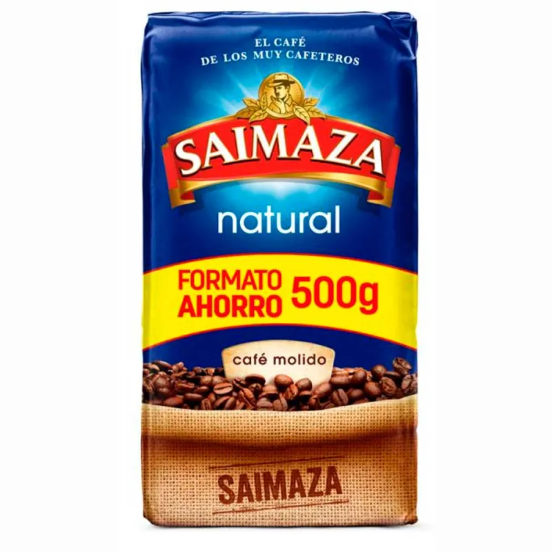 Saimaza molido Natural Mezcla Formato Ahorro 500 gramos Saimaza molido Natural Mezcla Formato Ahorro 500 gramos