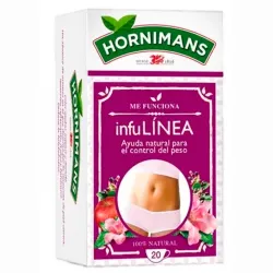 Hornimans Infulínea infusión con malva, hinojo, saúco y manzana estuche 20 bolsitas