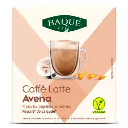 Café con Avena Baqué 10 cápsulas compatibles Dolce Gusto