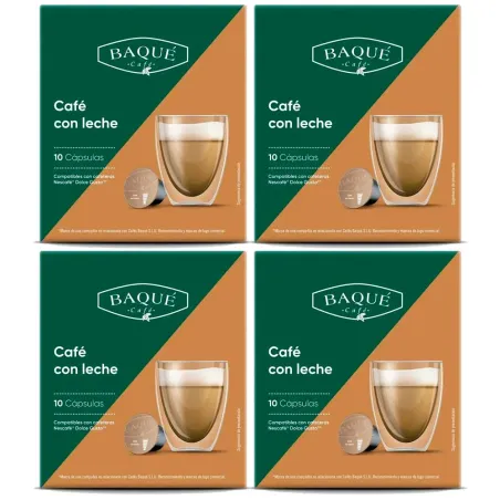 Café con Leche 40 cápsulas Dolce Gusto Baqué